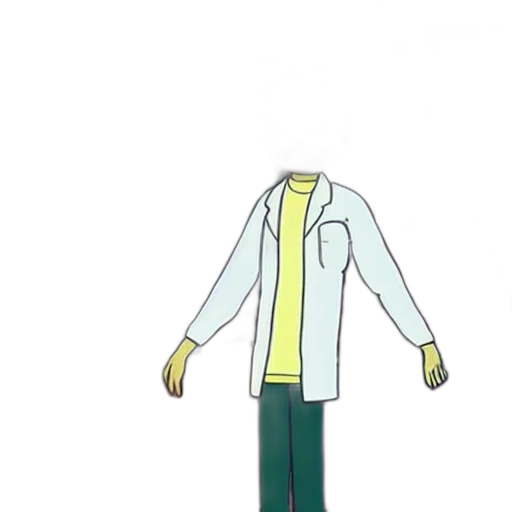 jacket, staff, robot, dress transparent PNG cut-out