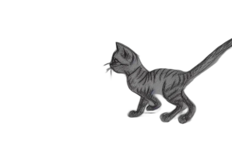 animal, creature, staff, dragon, pencil sketch, concept art, photorealistic, 3d render transparent PNG cut-out