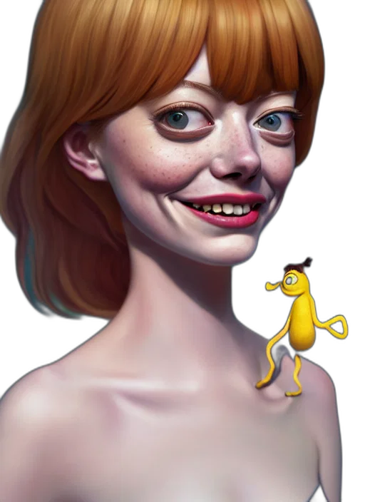 animal, creature, face, staff, concept art, photorealistic, cartoon, fantasy art transparent PNG cut-out