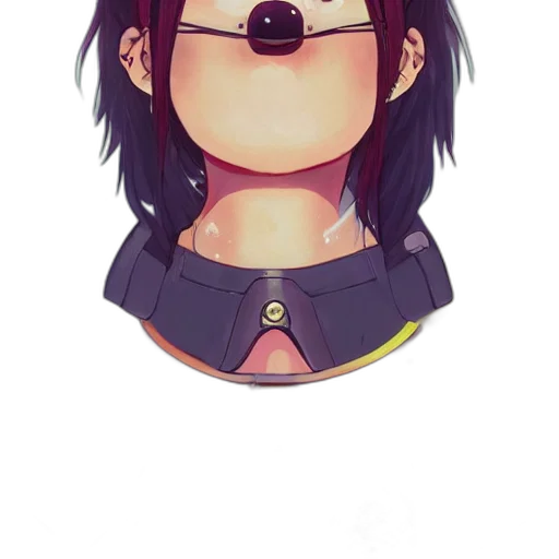 face, staff, mask, hair transparent PNG cut-out