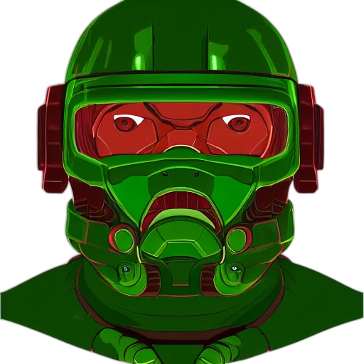 mask, face, robot, concept art transparent PNG cut-out