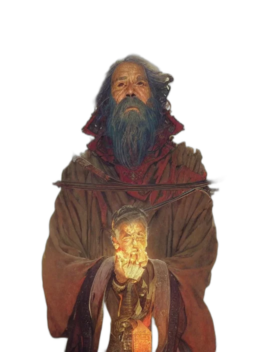 face, staff, mask, concept art transparent PNG cut-out