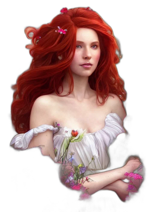 dress, crown, jewelry, flower transparent PNG cut-out