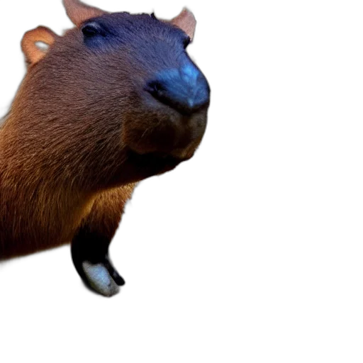 animal, creature, hat, staff transparent PNG cut-out