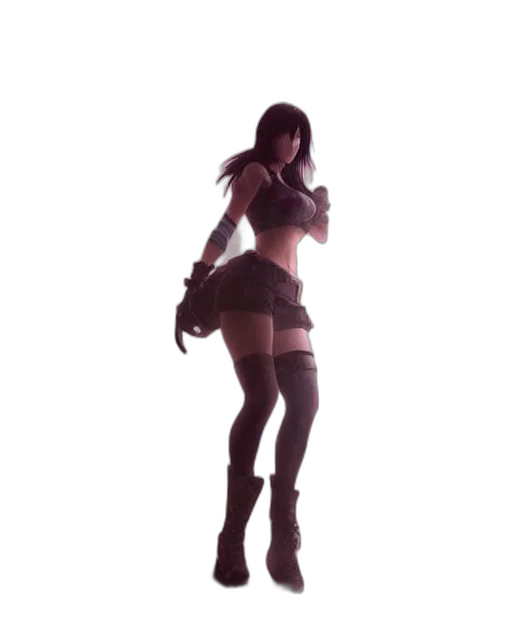 staff, weapon, dress, robot, 3d render, concept art, cyberpunk, pixel art transparent PNG cut-out