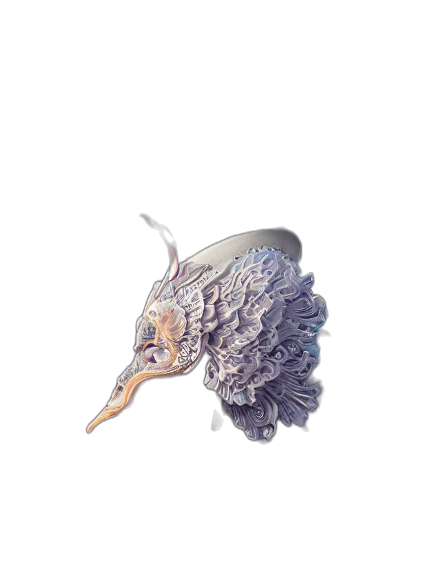 jewelry, mask, crown, creature transparent PNG cut-out