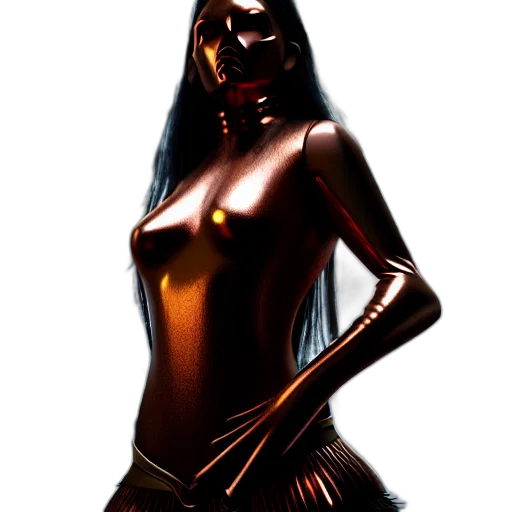 dress, mask, jewelry, robot transparent PNG cut-out