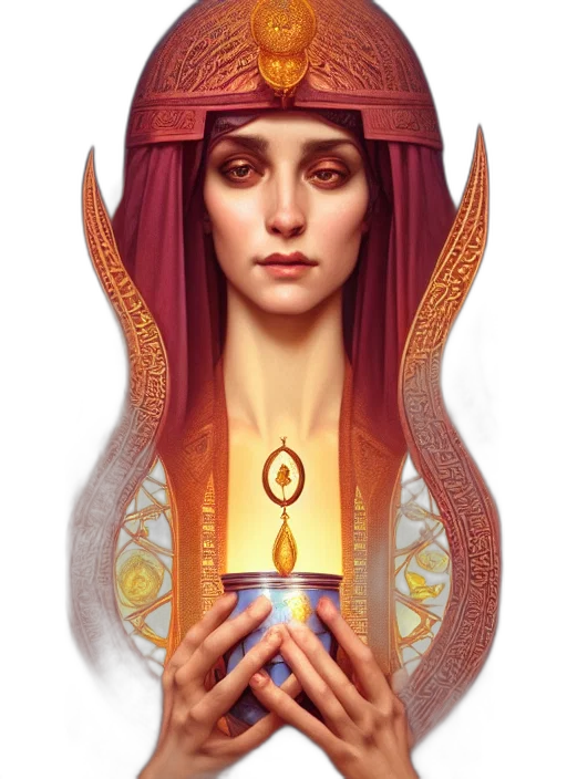 jewelry, crown, sword, face, fantasy art, concept art, pixel art, photorealistic transparent PNG cut-out