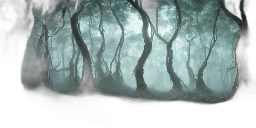 tree, mask, creature, dragon transparent PNG cut-out