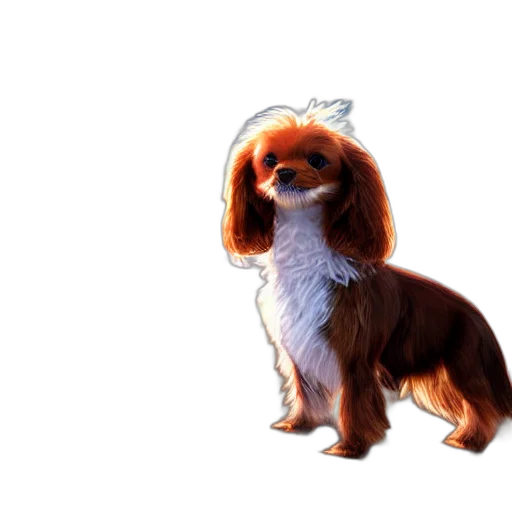 animal, staff, creature, hair, photorealistic, 3d render, concept art, watercolor transparent PNG cut-out