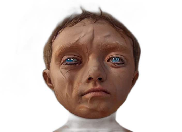 face, robot, mask, creature, photorealistic, 3d render, concept art, oil painting transparent PNG cut-out