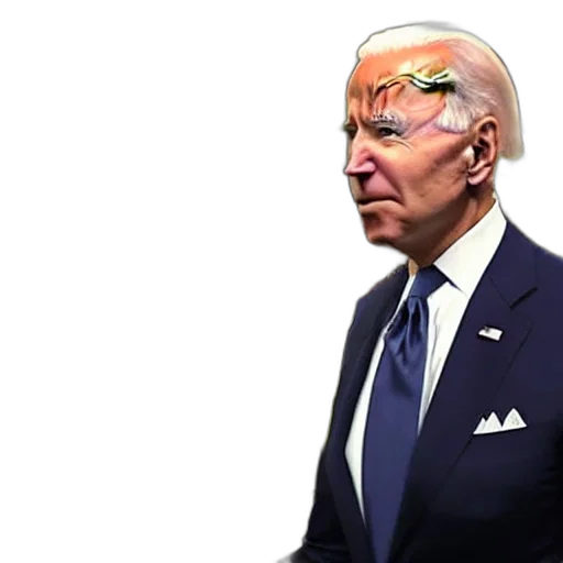 mask, robot, face, creature, concept art, joe, biden, whole transparent PNG cut-out