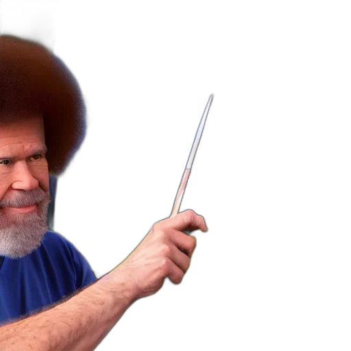 hair, hat, staff, weapon transparent PNG cut-out