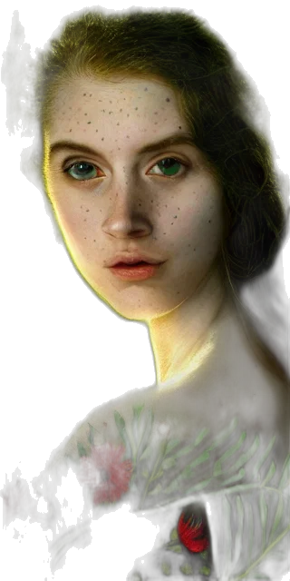 face, mask, creature, crown, photorealistic, fantasy art, concept art, oil painting transparent PNG cut-out