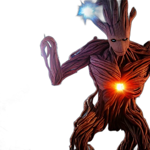 creature, robot, hair, tree transparent PNG cut-out