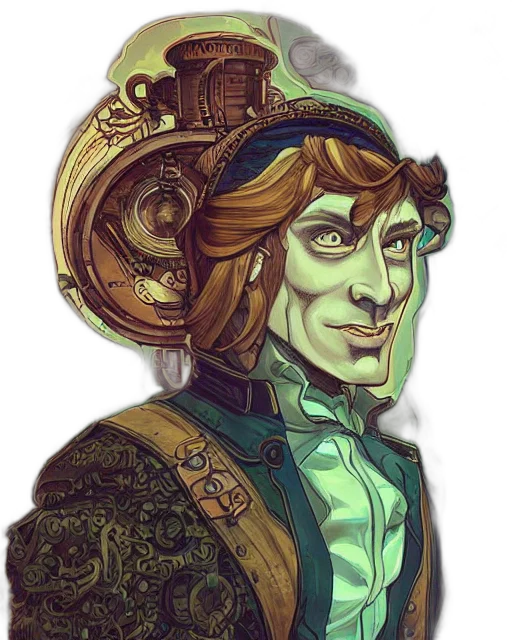 face, staff, robot, crown, concept art, fantasy art, comic book art, pixel art transparent PNG cut-out