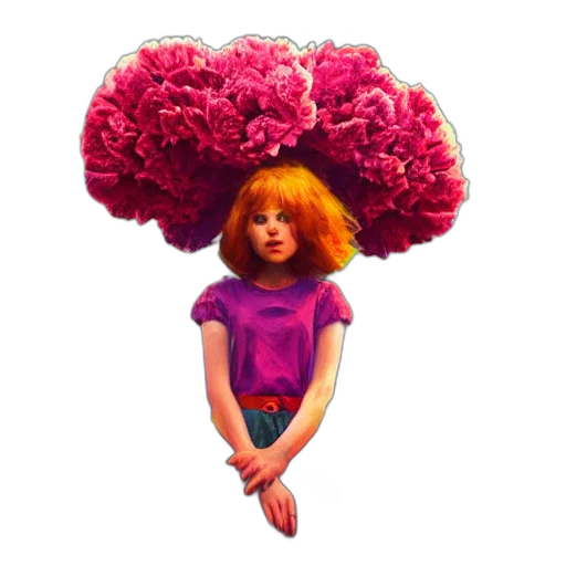 flower, hair, crown, hat transparent PNG cut-out