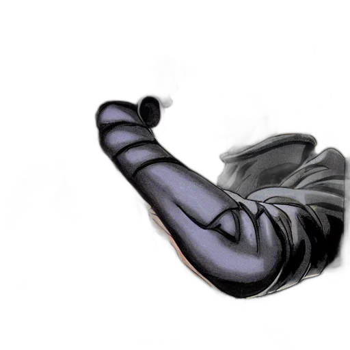shoes, mask, hair, staff, concept art, photorealistic, comic book art, watercolor transparent PNG cut-out