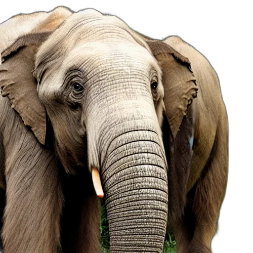 animal, creature, face, photorealistic transparent PNG cut-out