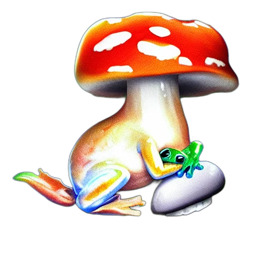 food, hat, crown, animal, 3d render, concept art, pixel art, watercolor transparent PNG cut-out