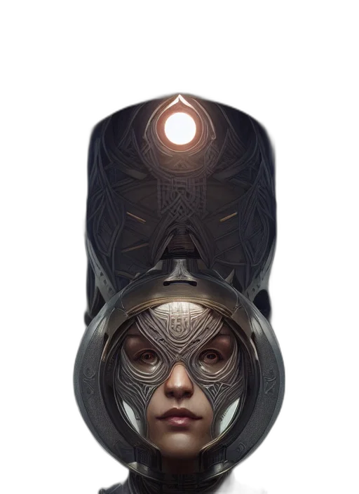 mask, face, crown, robot transparent PNG cut-out