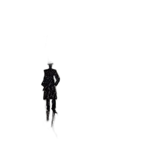 robot, staff, jacket, dress, concept art, 3d render, pixel art, comic book art transparent PNG cut-out