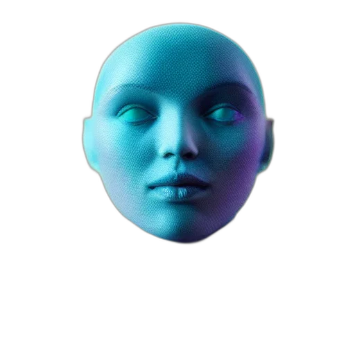 mask, face, robot, creature transparent PNG cut-out