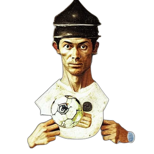 staff, hat, robot, face transparent PNG cut-out