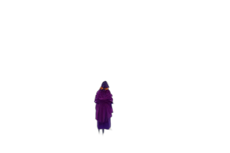 umbrella, dress, staff, jacket, pixel art, concept art, 3d render, vaporwave transparent PNG cut-out