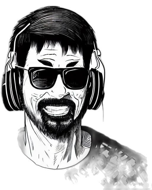 cartoon, comic book art, cyberpunk, pixel art transparent PNG cut-out
