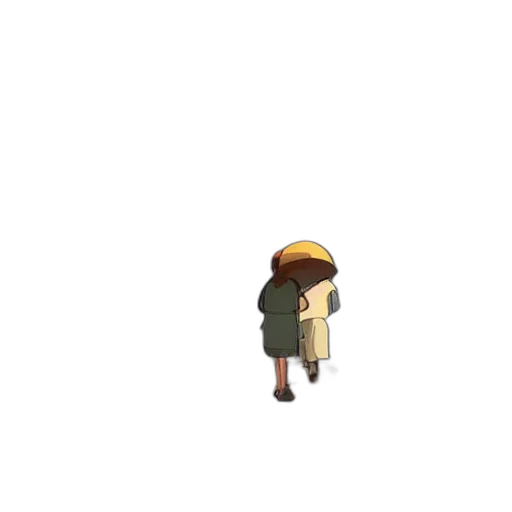 hat, creature, dress, jacket, pixel art, concept art, anime, 3d render transparent PNG cut-out