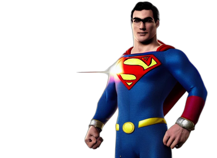 3d render, comic book art, concept art, cartoon, body, portrait, posing, super transparent PNG cut-out