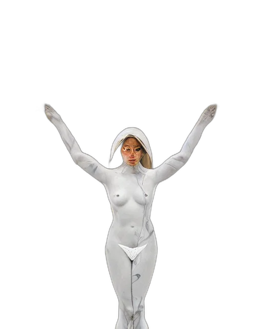 dress, robot, creature, jacket transparent PNG cut-out