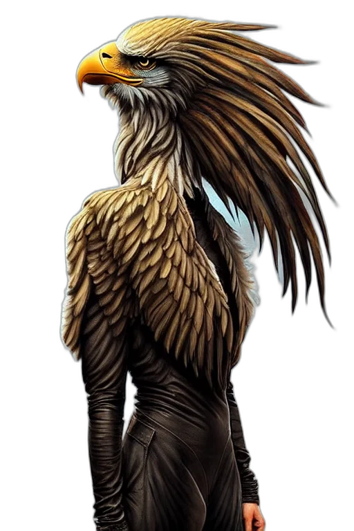 creature, animal, hair, dragon, fantasy art, concept art, photorealistic, comic book art transparent PNG cut-out