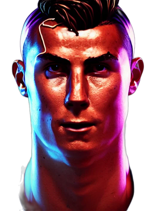 face, mask, robot, creature transparent PNG cut-out