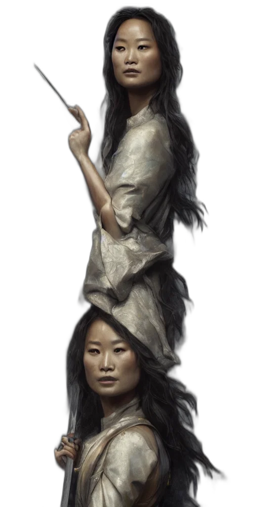 face, staff, hair, mask transparent PNG cut-out