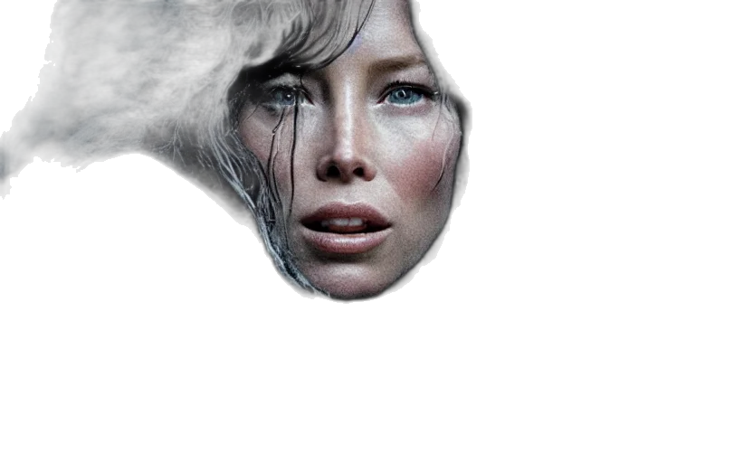 face, mask, robot, hair transparent PNG cut-out