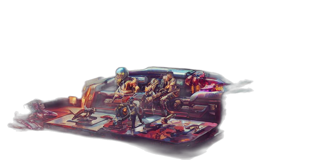weapon, car, sword, robot, concept art, pixel art, fantasy art, cyberpunk transparent PNG cut-out