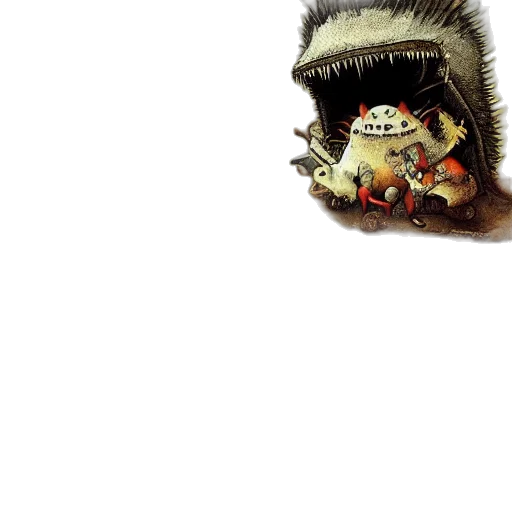 creature, dragon, animal, mask transparent PNG cut-out