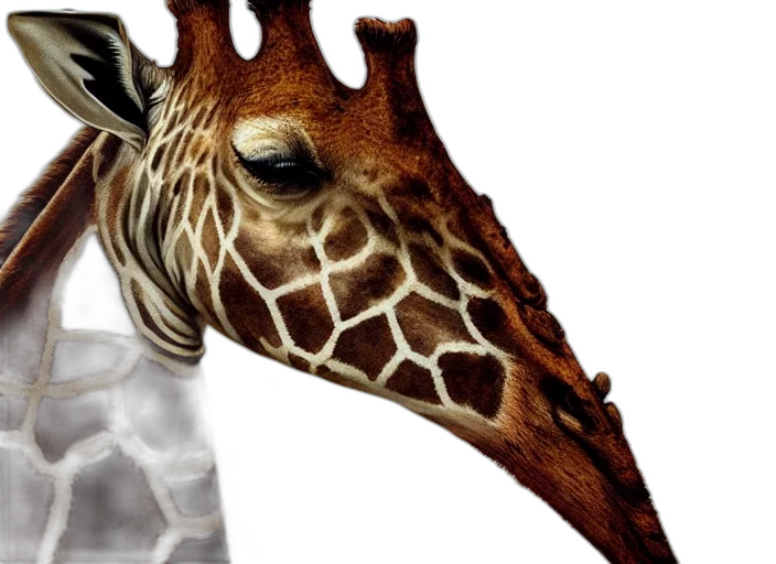 animal, mask, creature, staff, photorealistic, 3d render, concept art, full transparent PNG cut-out