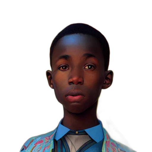 face, jacket, staff, robot, concept art, photorealistic, 3d render, cartoon transparent PNG cut-out
