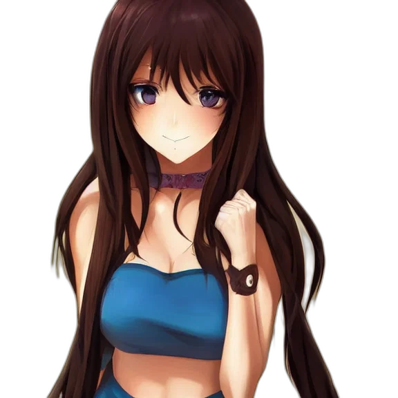 dress, staff, hair, face transparent PNG cut-out