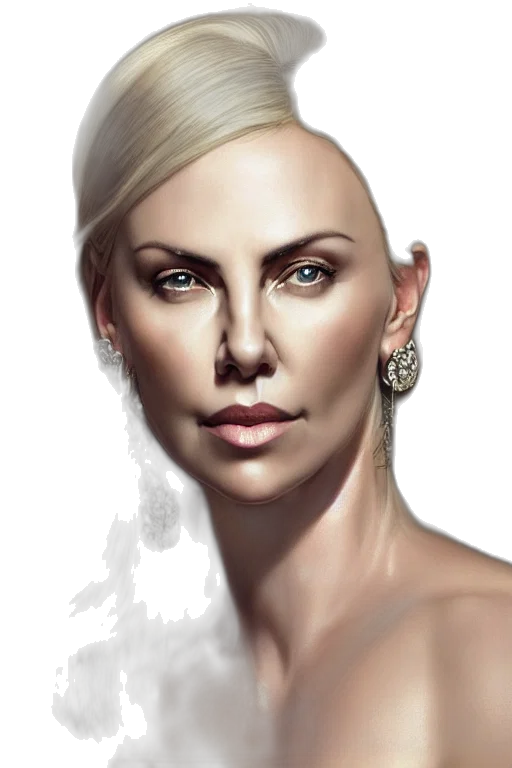 face, jewelry, photorealistic, fantasy art transparent PNG cut-out