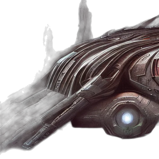 robot, weapon, creature, car, concept art, fantasy art, watercolor, cyberpunk transparent PNG cut-out