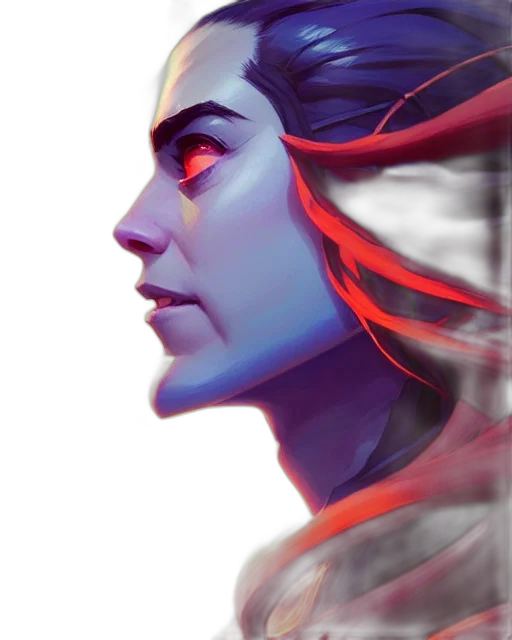 face, mask, fantasy art, concept art transparent PNG cut-out