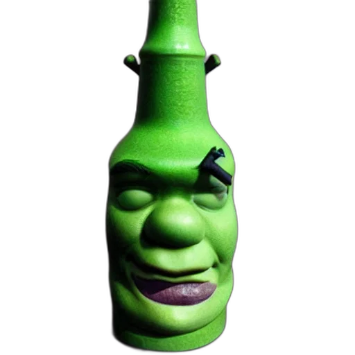 bottle, hat, face, crown transparent PNG cut-out