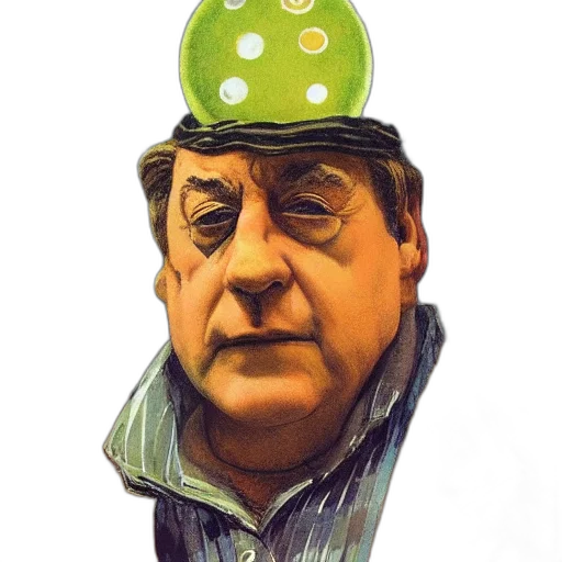 hat, staff, face, umbrella transparent PNG cut-out