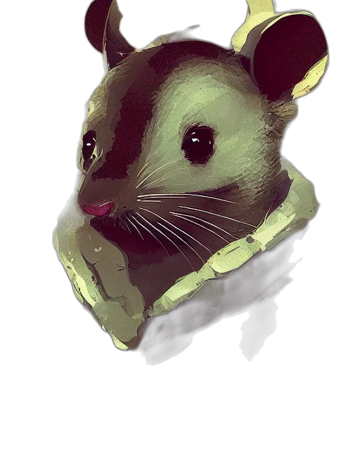 animal, creature, face, hat transparent PNG cut-out