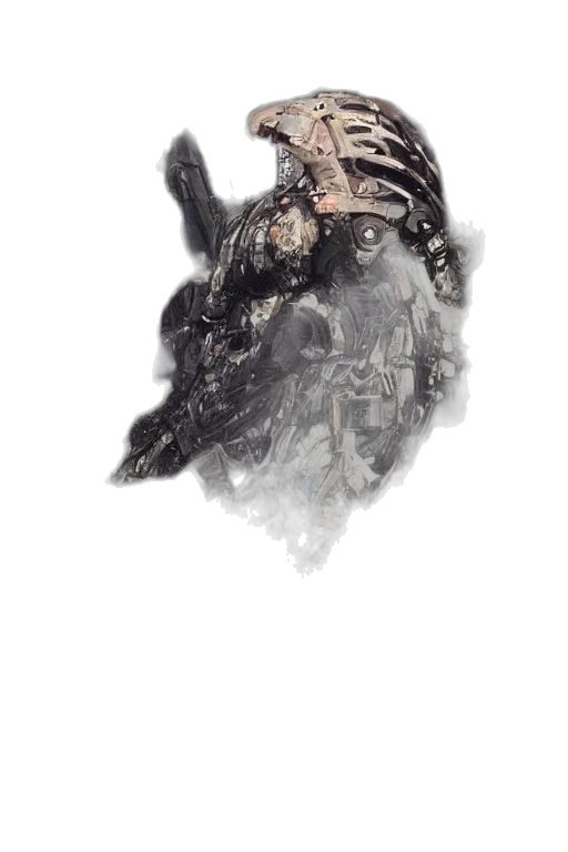 dragon, dress, mask, creature transparent PNG cut-out