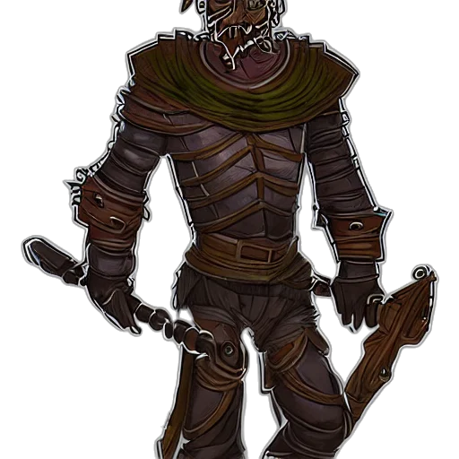 staff, creature, mask, concept art transparent PNG cut-out